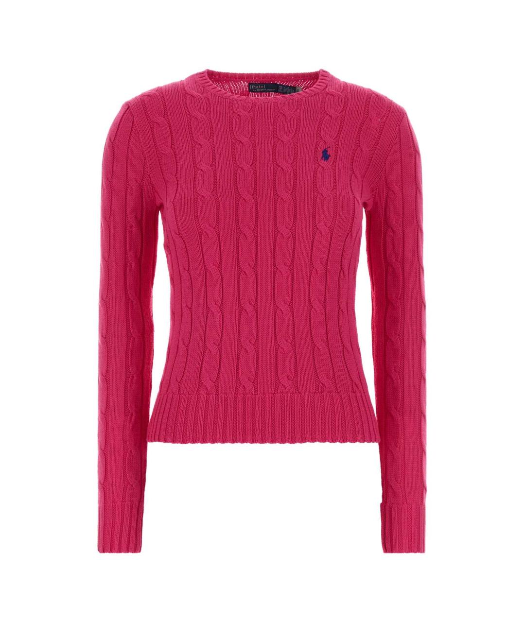 POLO RALPH LAUREN Розовый хлопковый джемпер / свитер, фото 1