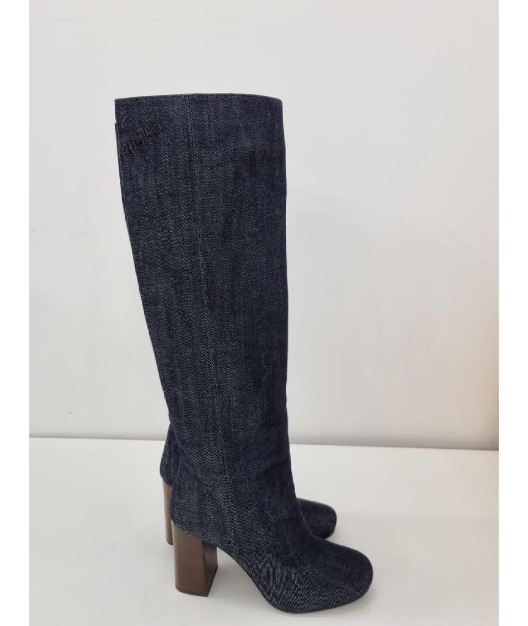 PRADA Голубые сапоги, фото 6