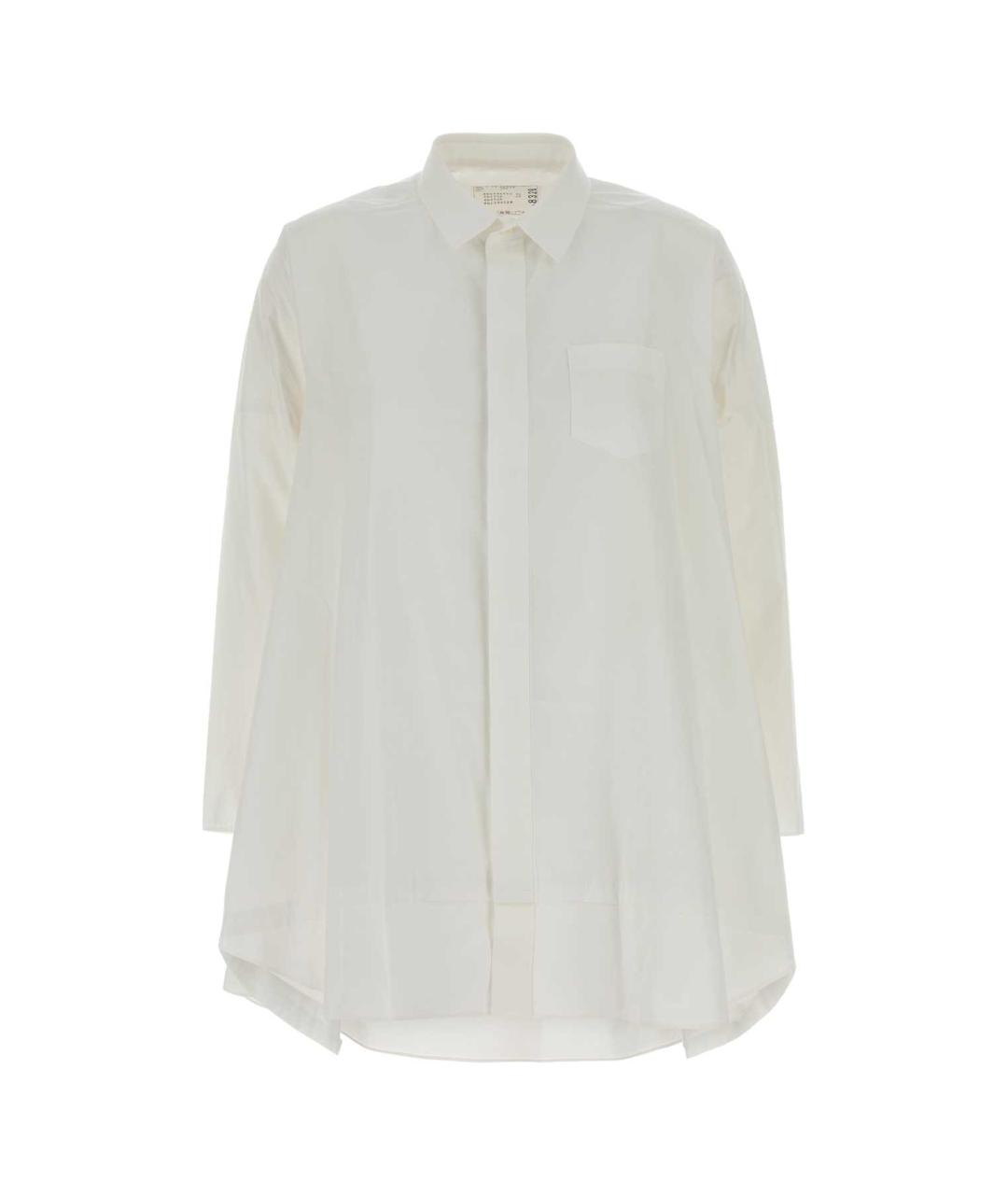 SACAI Белая полиэстеровая рубашка, фото 1