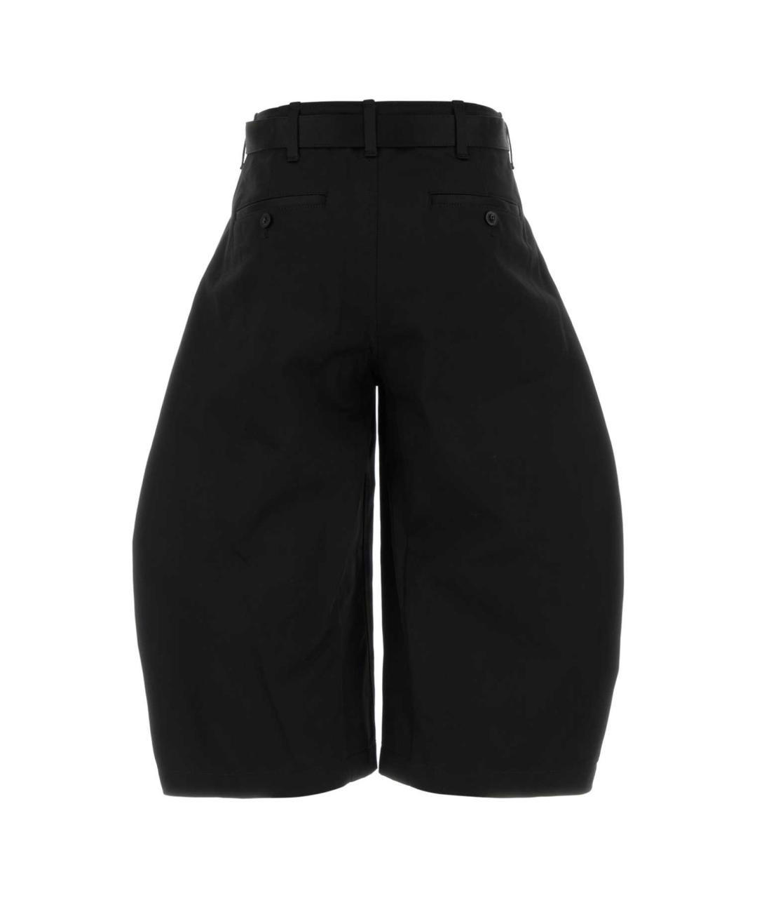 SACAI Черные хлопковые шорты, фото 2
