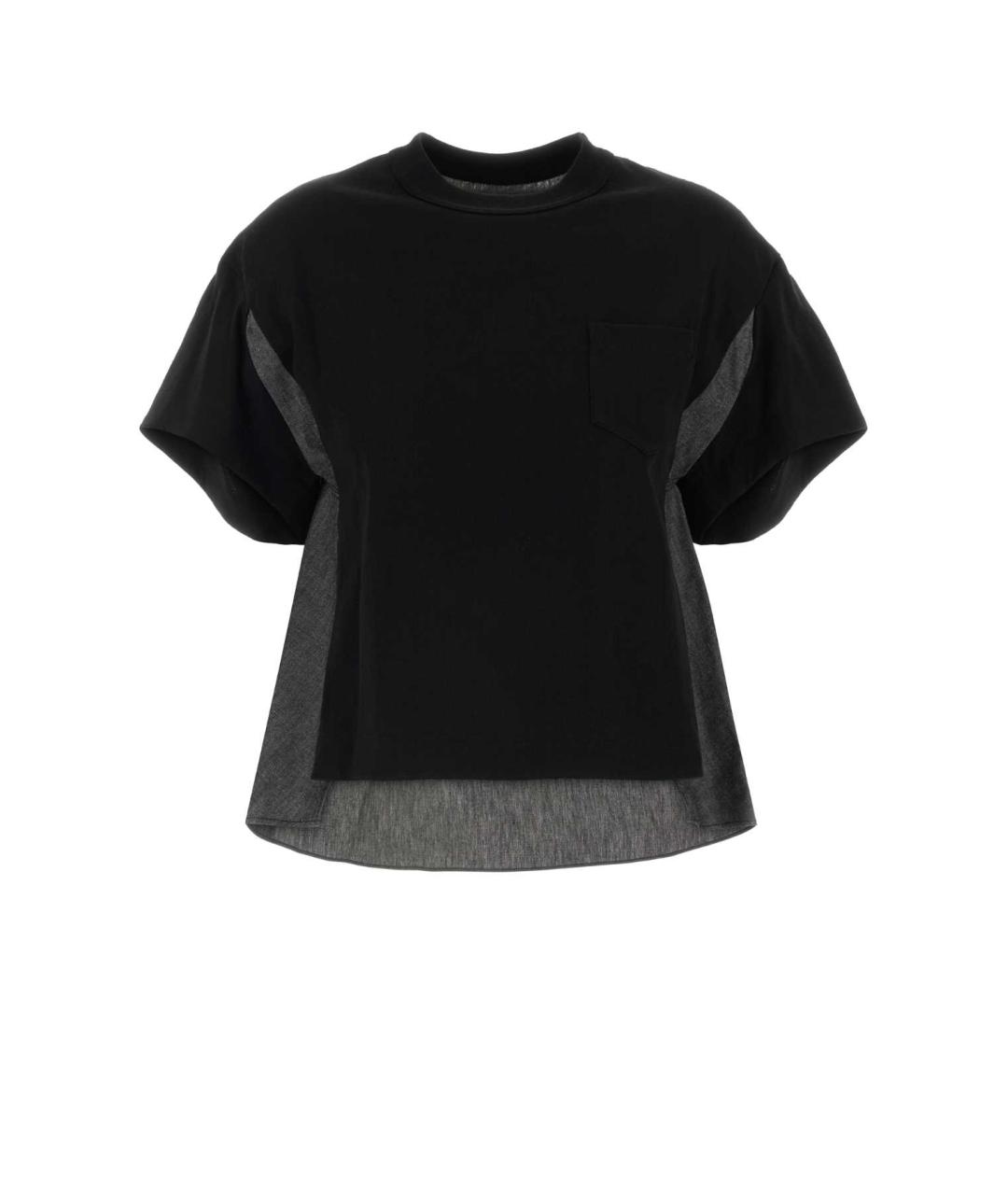 SACAI Мульти хлопковая футболка, фото 1