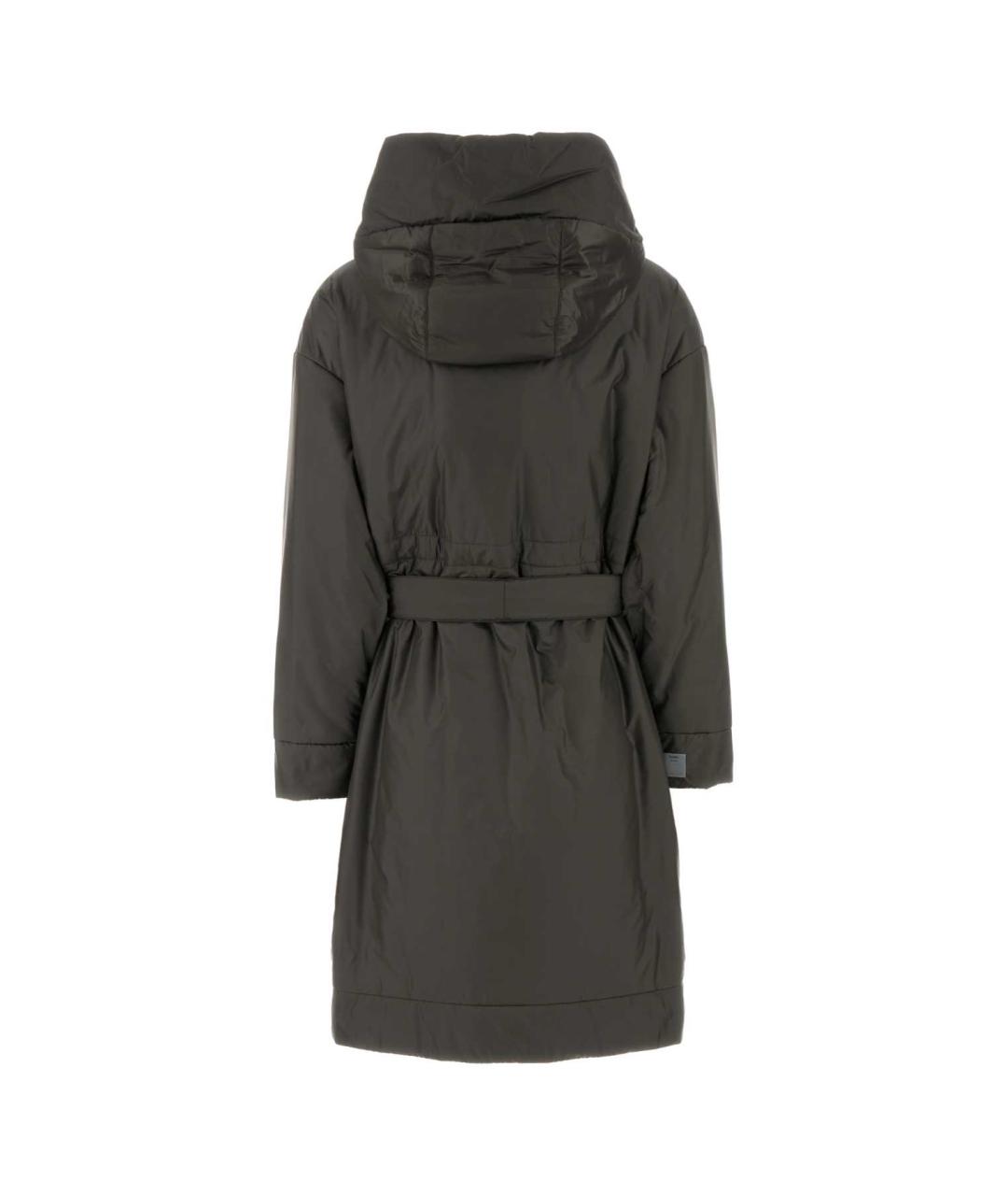 MAX MARA Серый полиэстеровый пуховик, фото 2