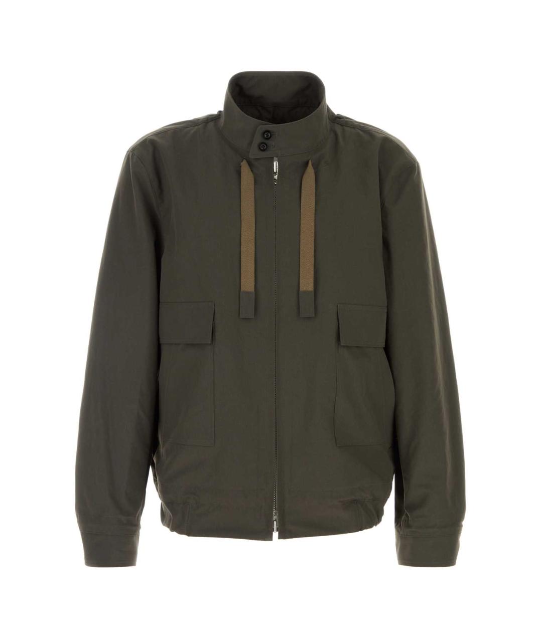 SACAI Зеленая полиэстеровая куртка, фото 1