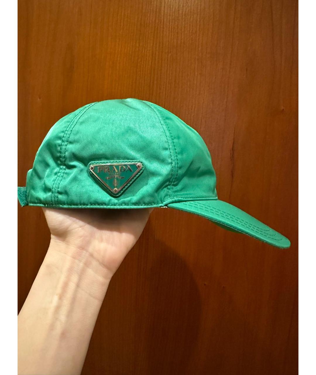 PRADA Зеленая кепка/бейсболка, фото 2