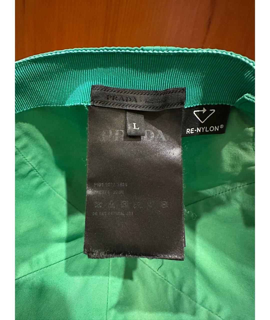 PRADA Зеленая кепка/бейсболка, фото 5