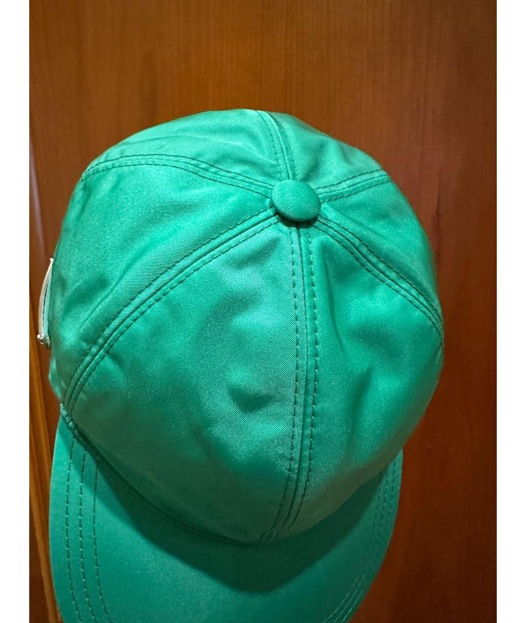 PRADA Зеленая кепка/бейсболка, фото 7