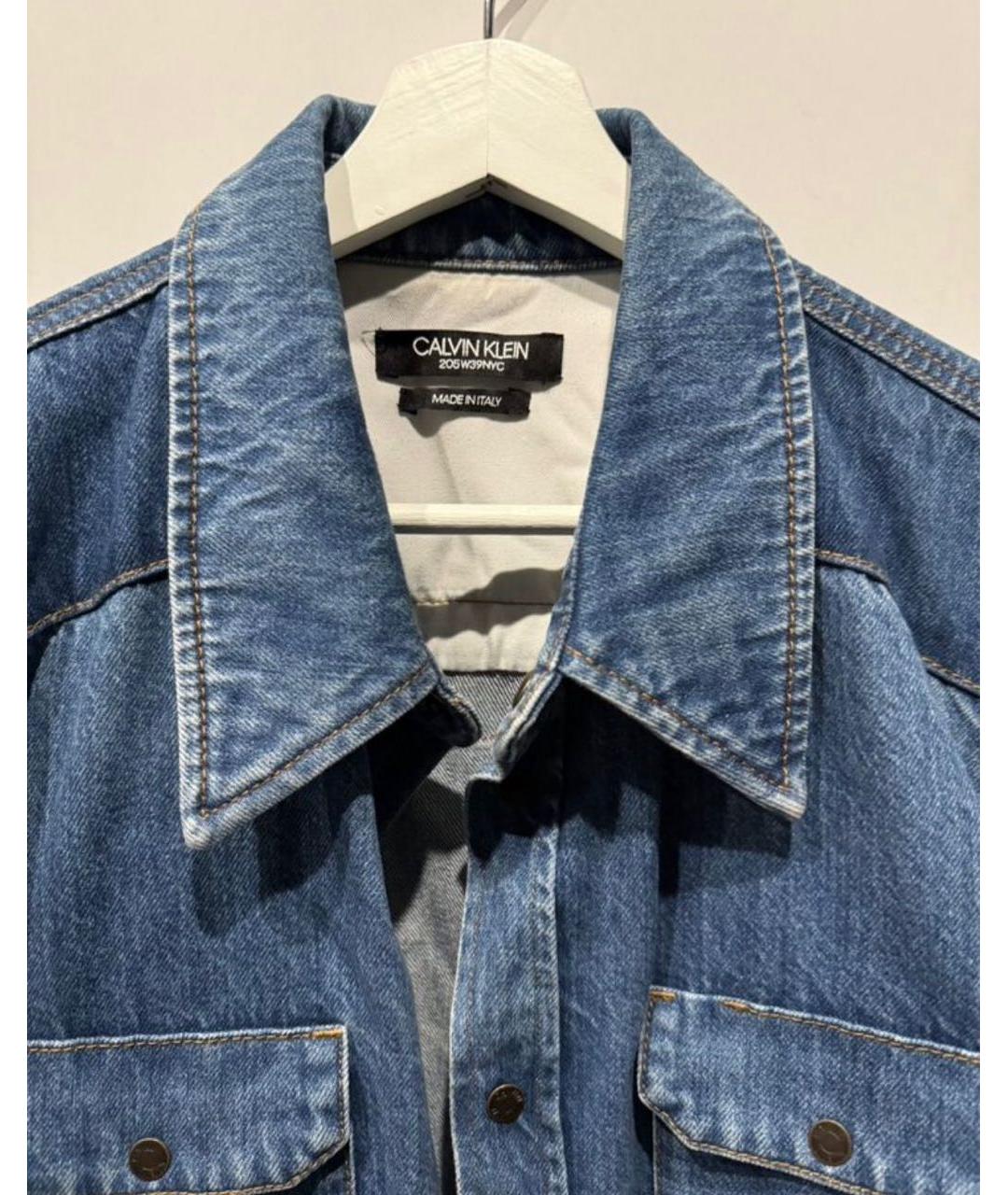 CALVIN KLEIN Синяя деним куртка, фото 3
