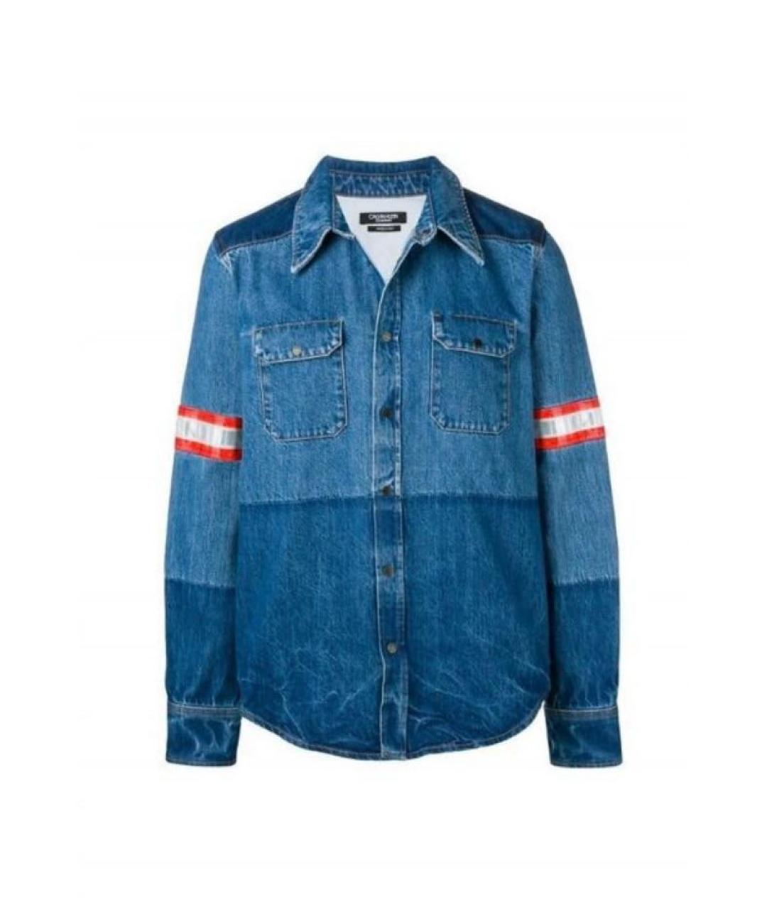 CALVIN KLEIN Синяя деним куртка, фото 6