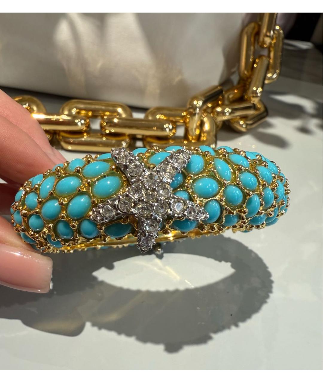 KENNETH JAY LANE Бирюзовый браслет, фото 3