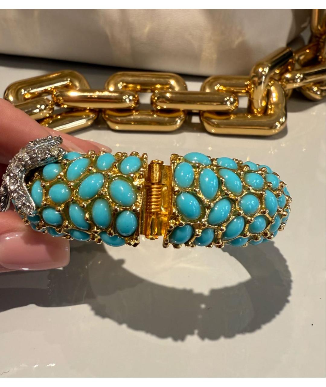KENNETH JAY LANE Бирюзовый браслет, фото 5