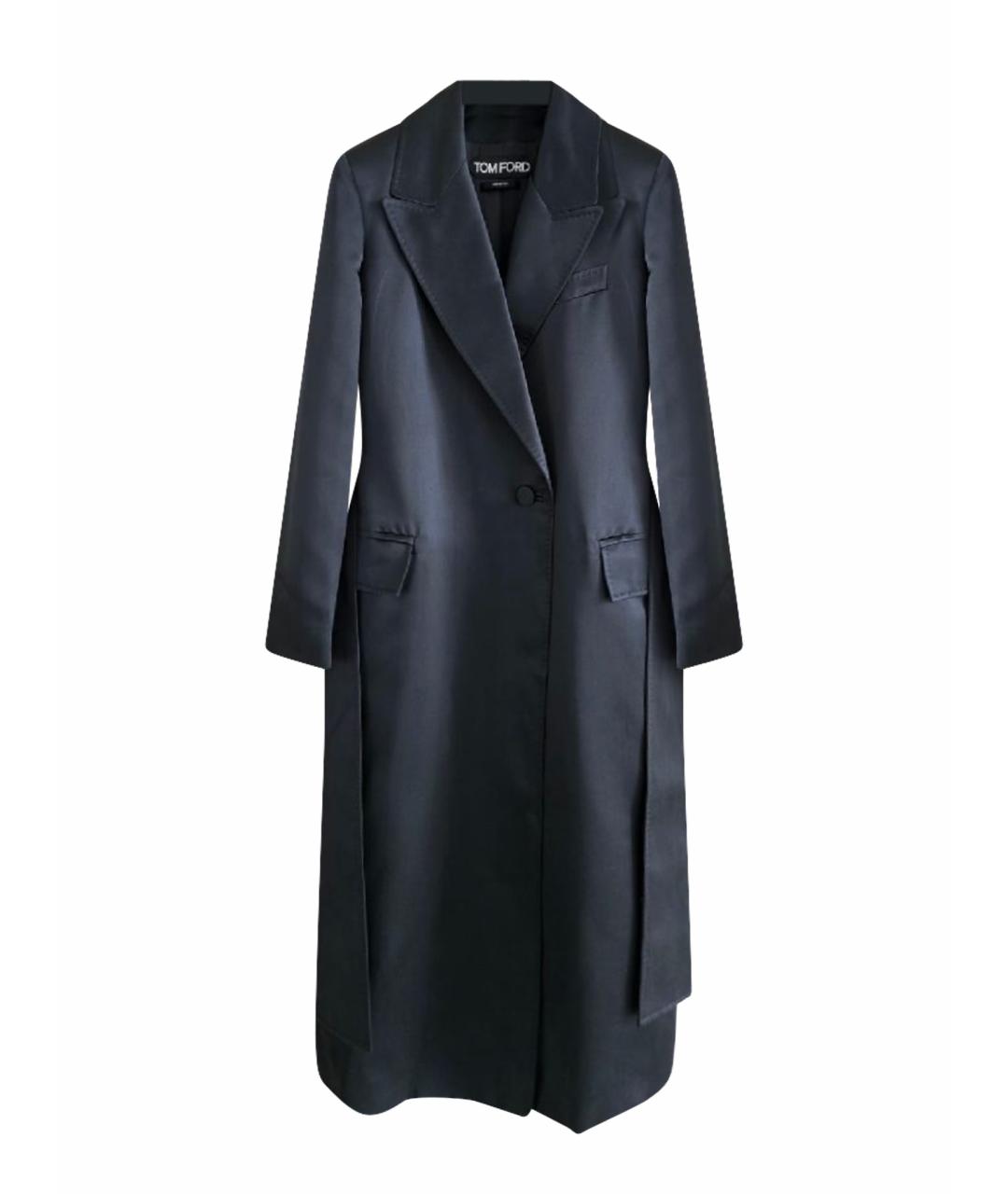 TOM FORD Черное пальто, фото 1