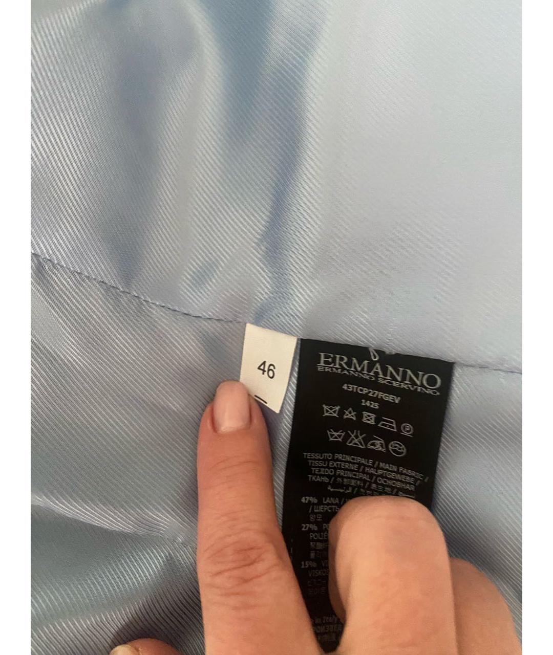 ERMANNO SCERVINO Серый шерстяной жакет/пиджак, фото 5