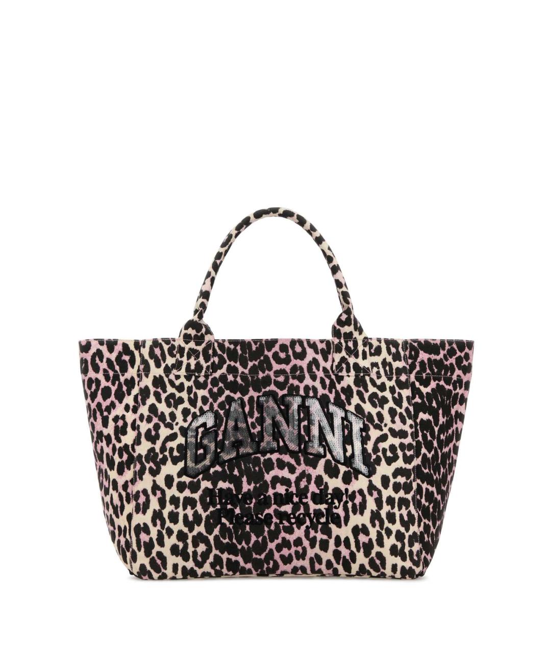 GANNI Мульти хлопковая сумка тоут, фото 1