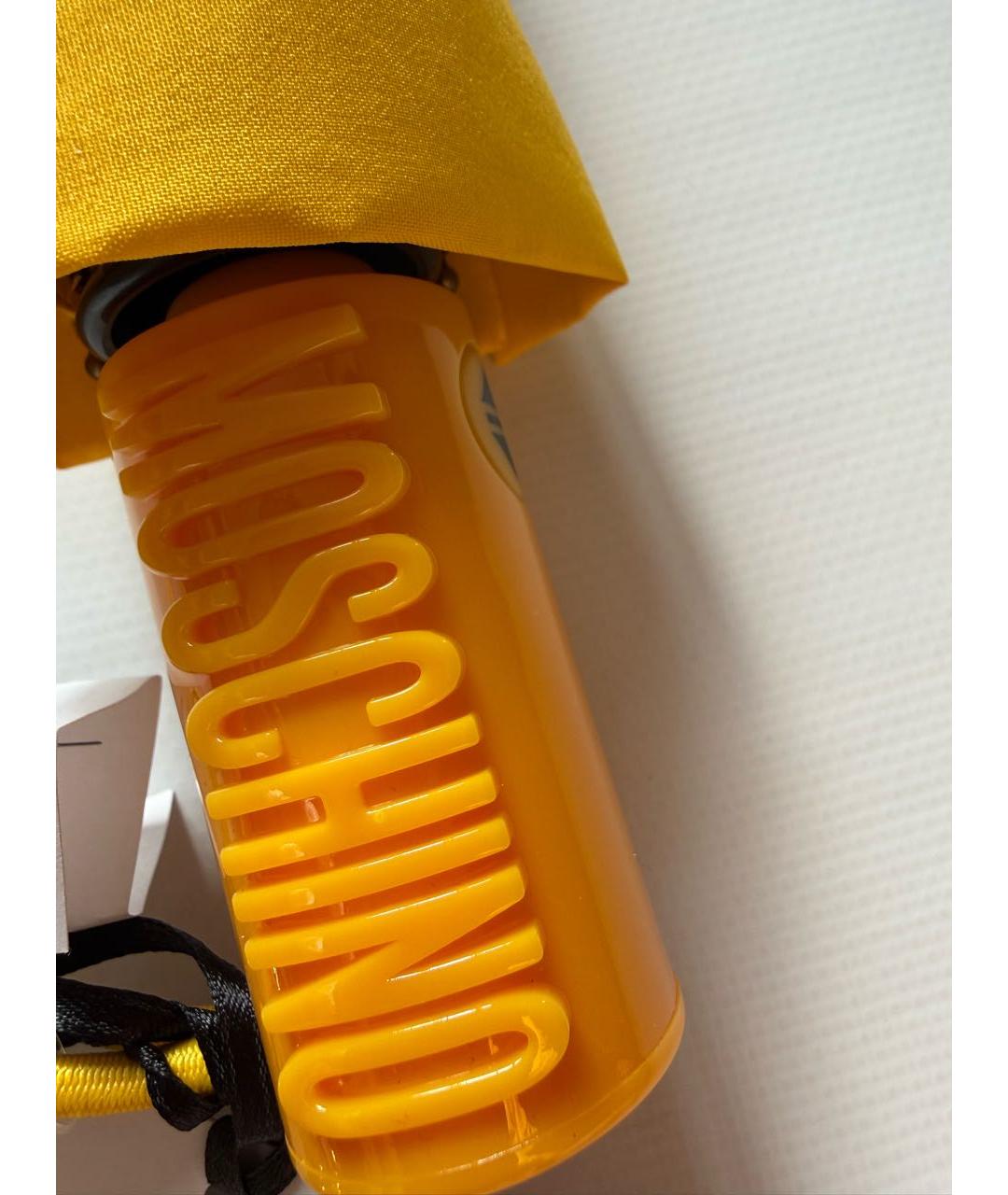 MOSCHINO Желтый зонт, фото 2