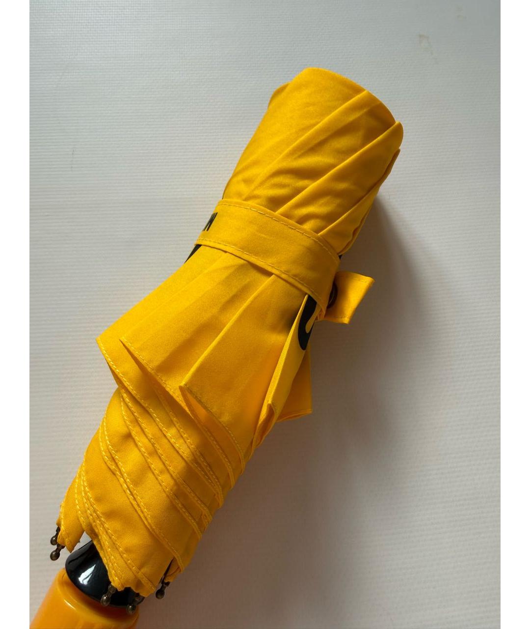 MOSCHINO Желтый зонт, фото 4