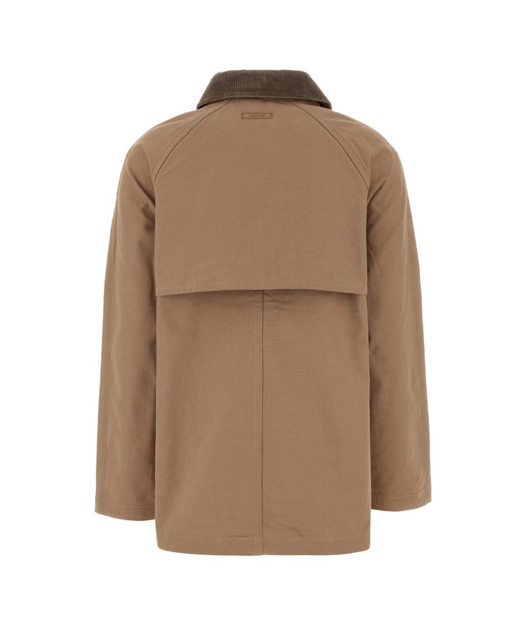 CALVIN KLEIN Бежевая хлопковая куртка, фото 2