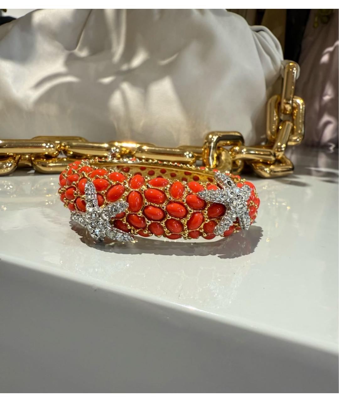 KENNETH JAY LANE Оранжевый браслет, фото 3