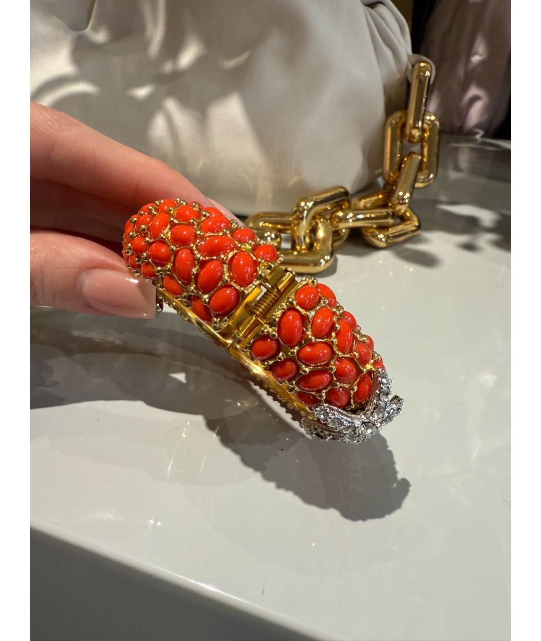 KENNETH JAY LANE Оранжевый браслет, фото 4