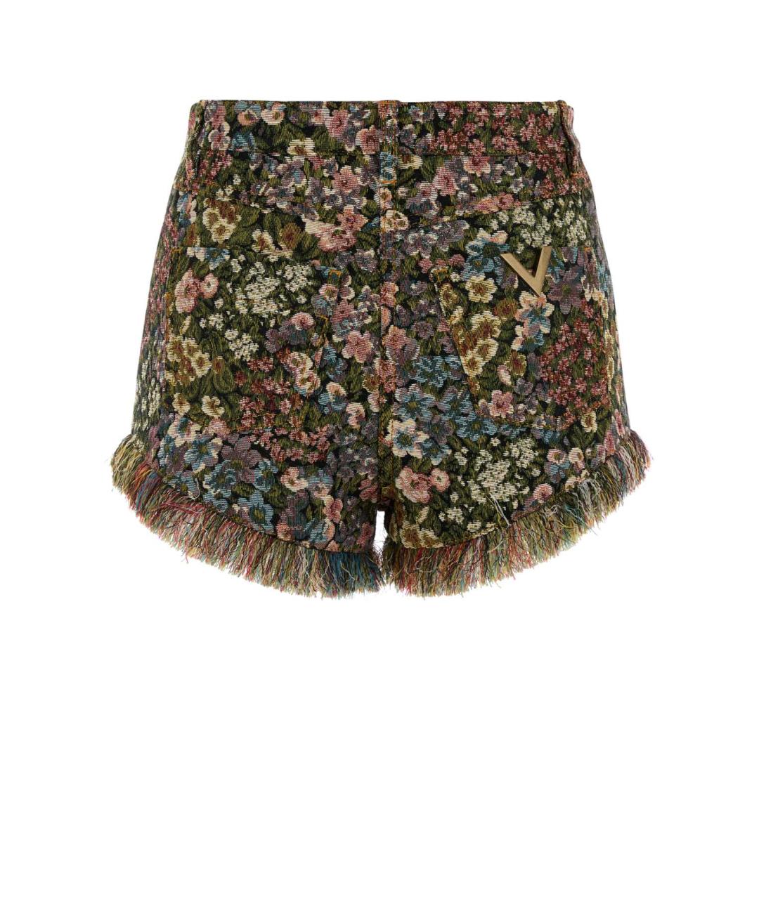 VALENTINO Черные полиэстеровые шорты, фото 2