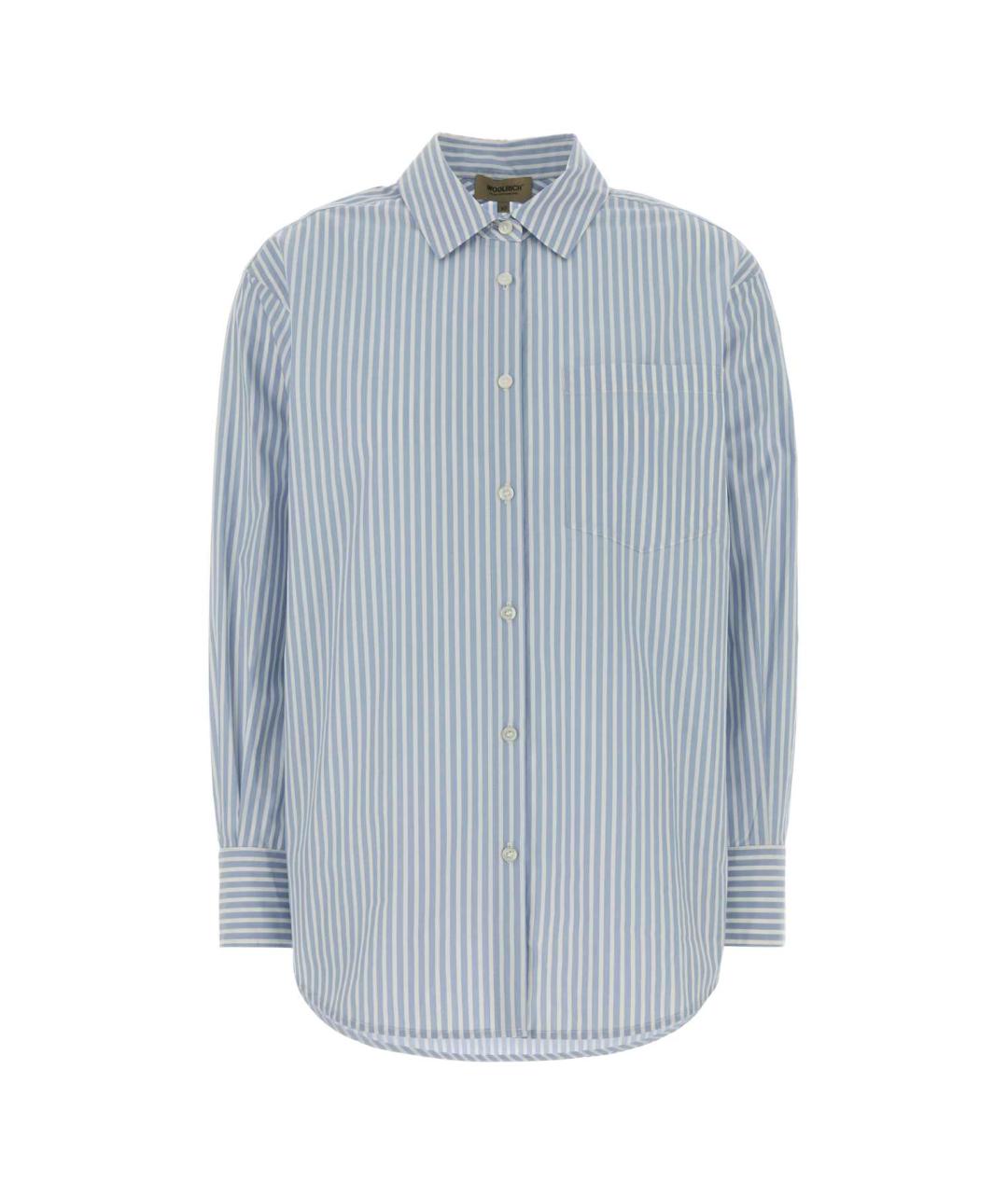 WOOLRICH Голубая хлопковая рубашка, фото 1