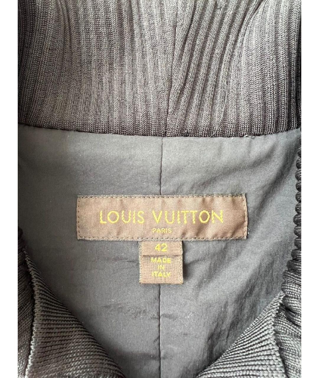 LOUIS VUITTON Черная куртка, фото 4