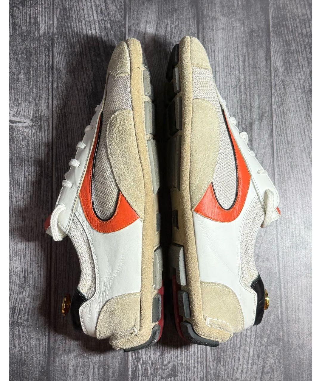 PRADA Серые низкие кроссовки / кеды, фото 5