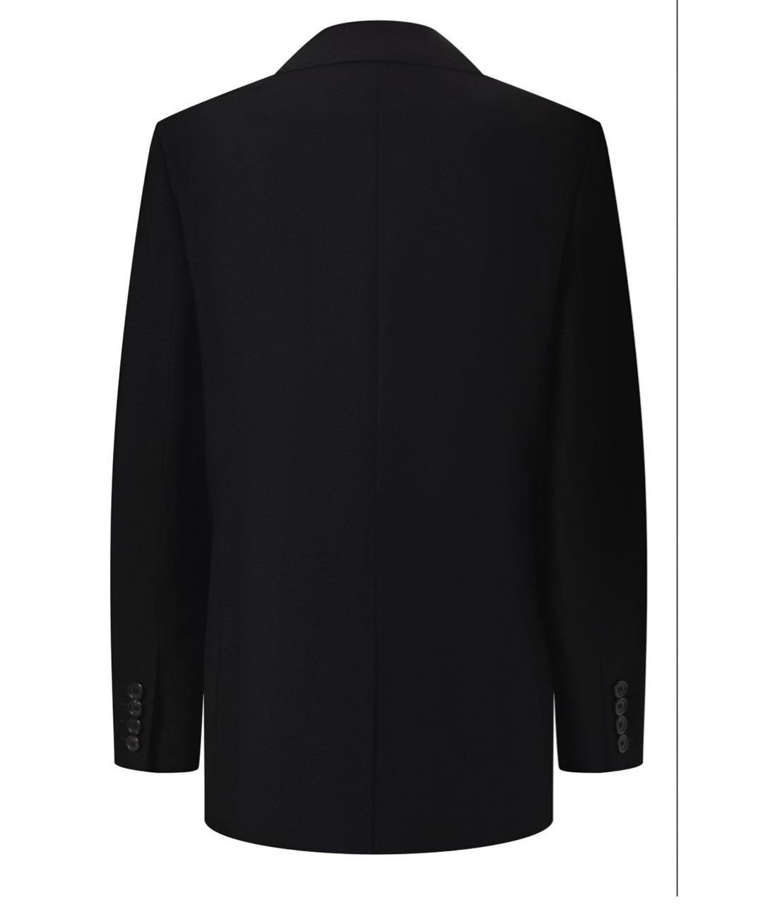 SAINT LAURENT Черный шерстяной жакет/пиджак, фото 3