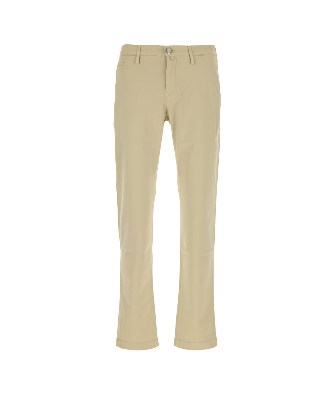 JACOB COHEN Бежевые повседневные брюки, фото 1