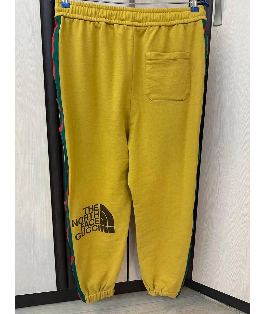 GUCCI Горчичный хлопковый спортивный костюм, фото 3