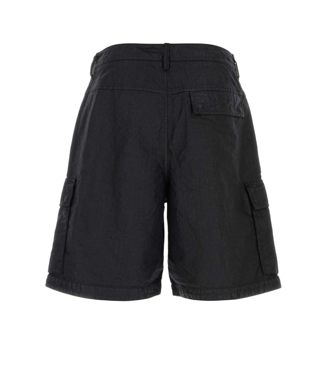 STONE ISLAND Черные шорты, фото 2