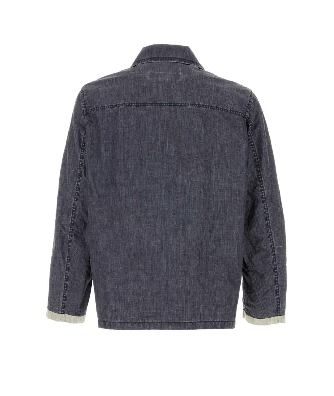FAY Синяя льняная куртка, фото 2