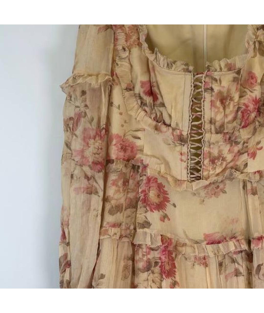 ZIMMERMANN Мульти шифоновое коктейльное платье, фото 3