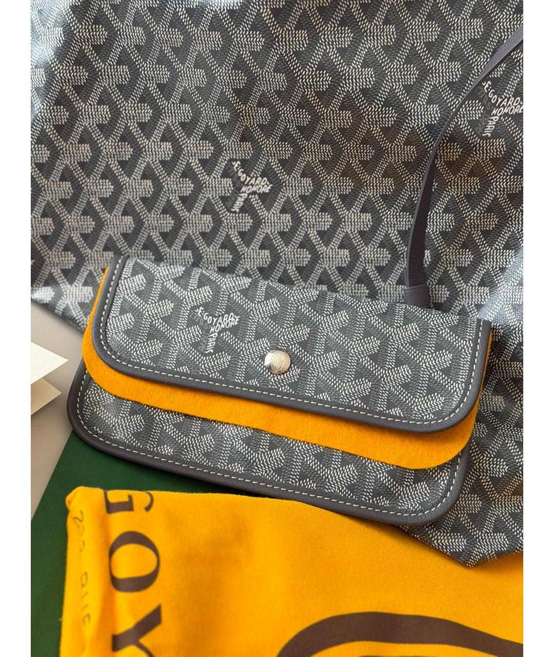 GOYARD Серая сумка тоут, фото 3