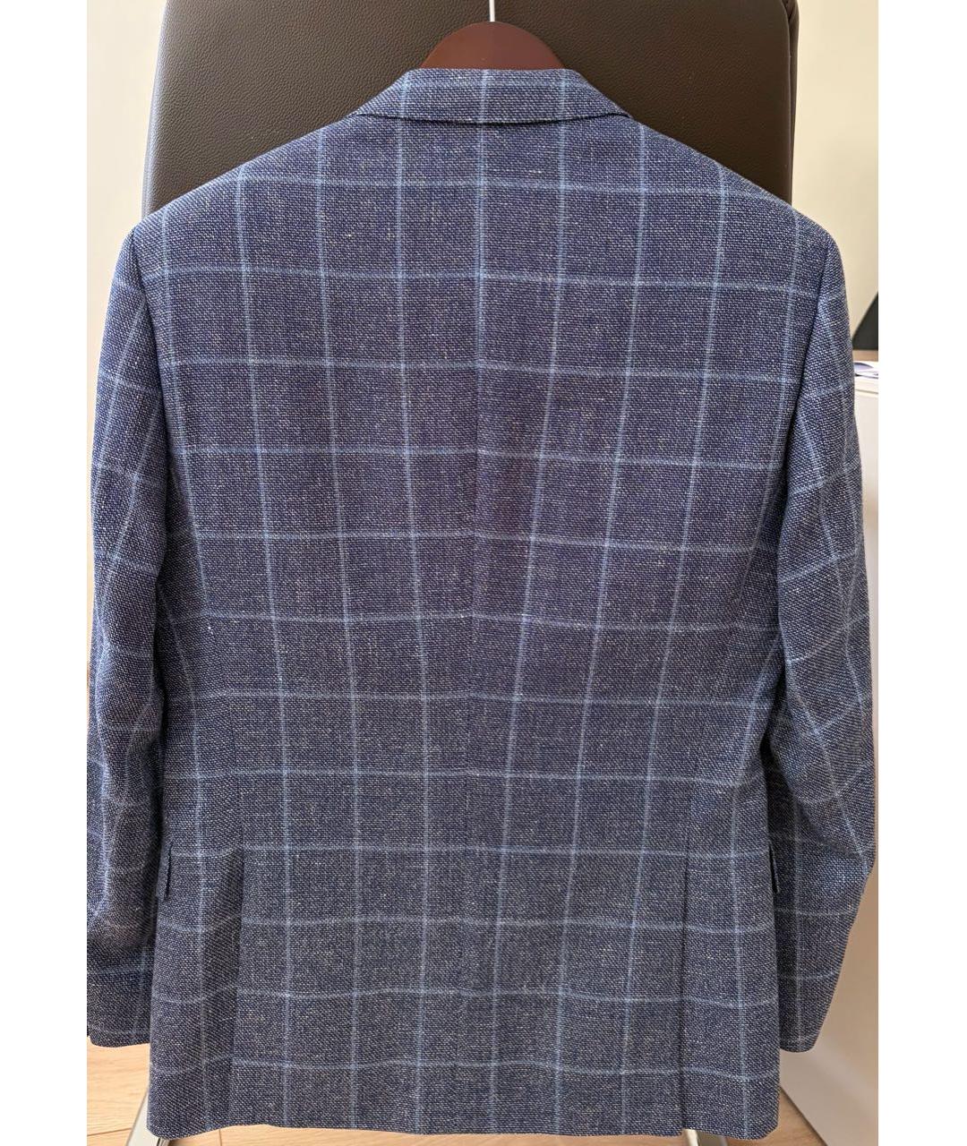 HUGO BOSS Синий шерстяной пиджак, фото 2