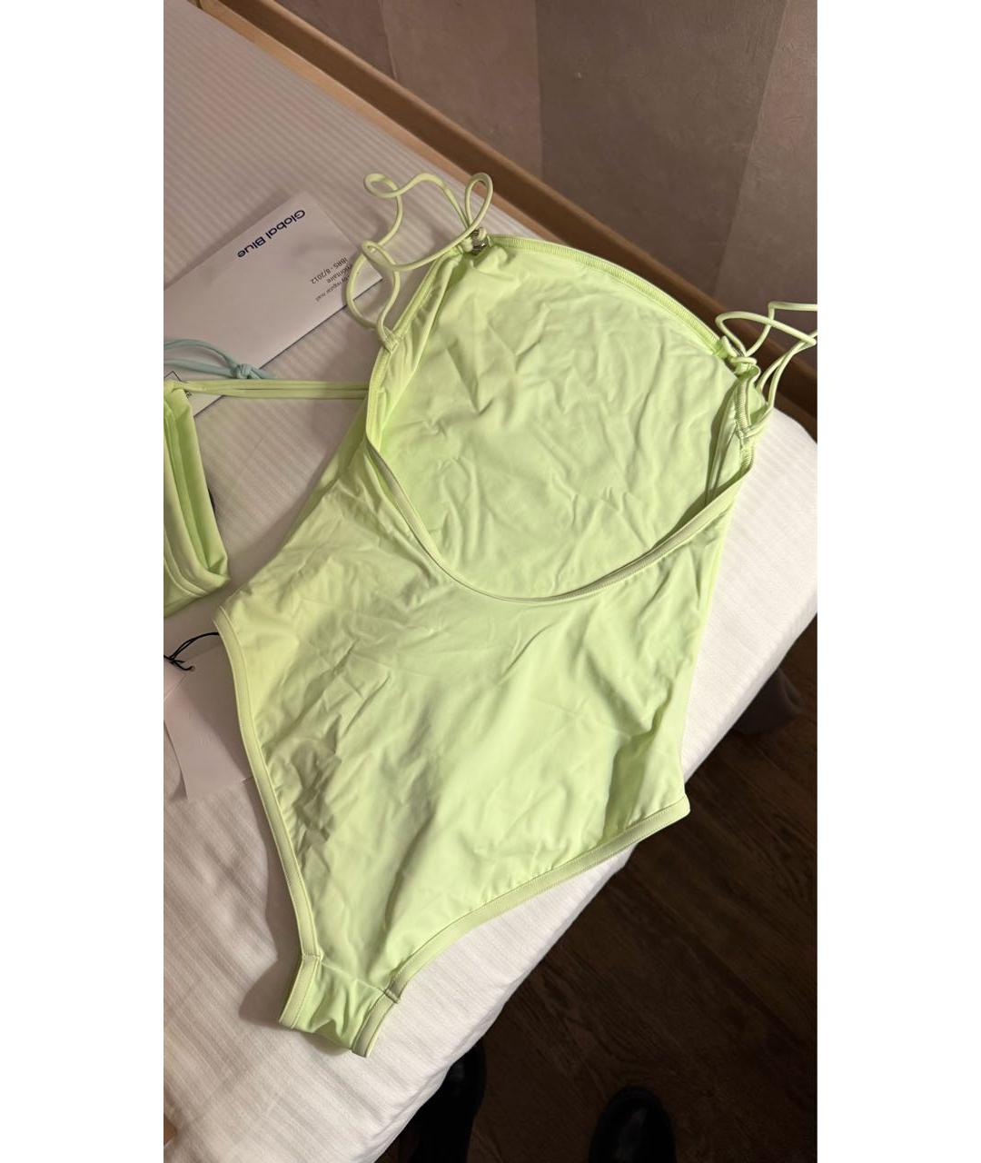 BOTTEGA VENETA Салатовый полиамидовый купальник, фото 4