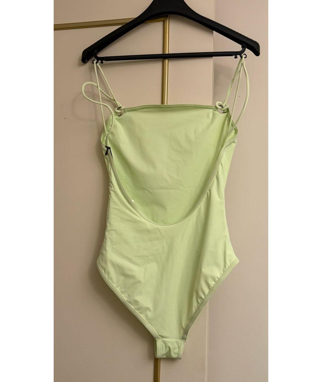 BOTTEGA VENETA Салатовый полиамидовый купальник, фото 7