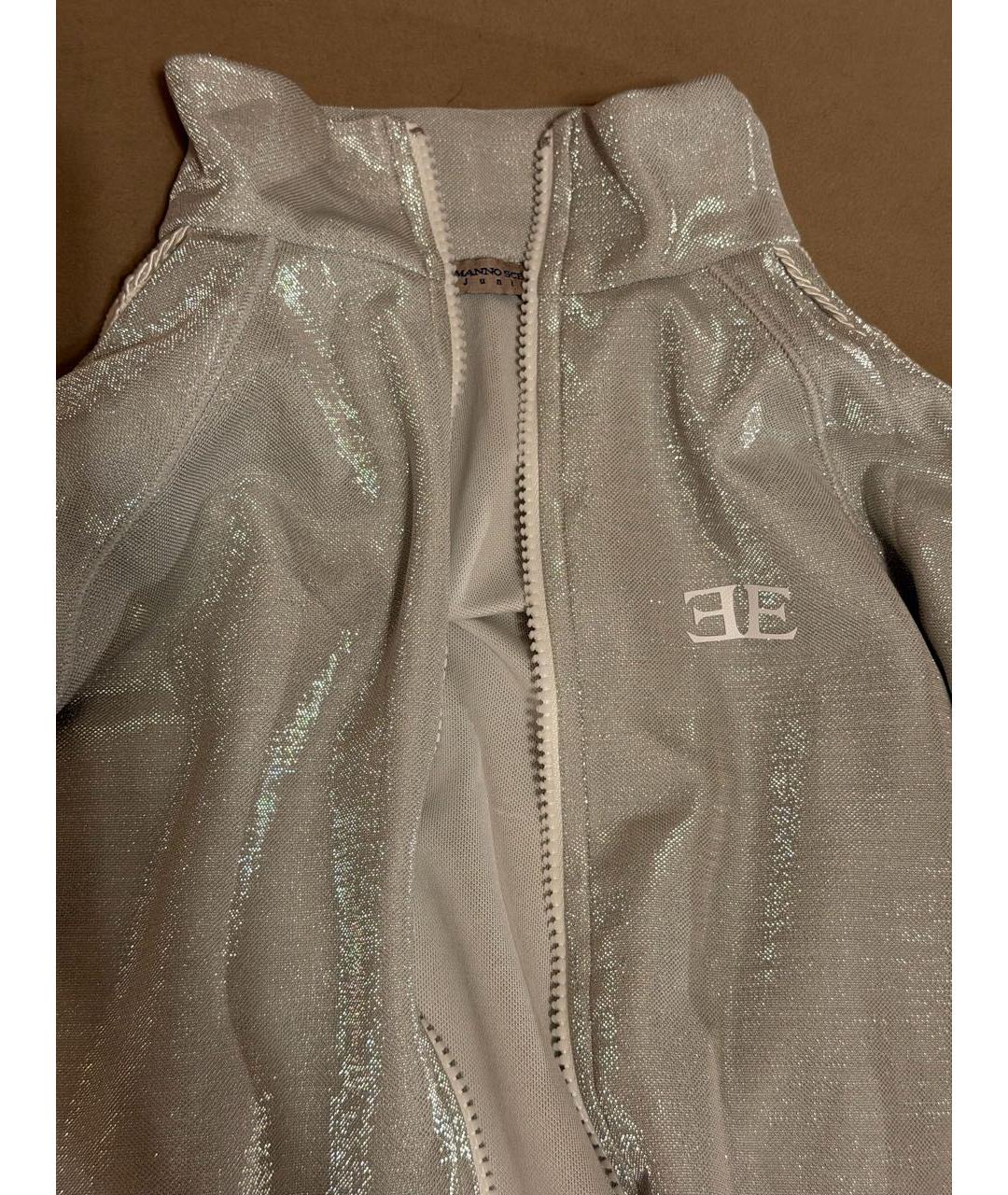 ERMANNO SCERVINO Серебрянный вискозный комплект, фото 7