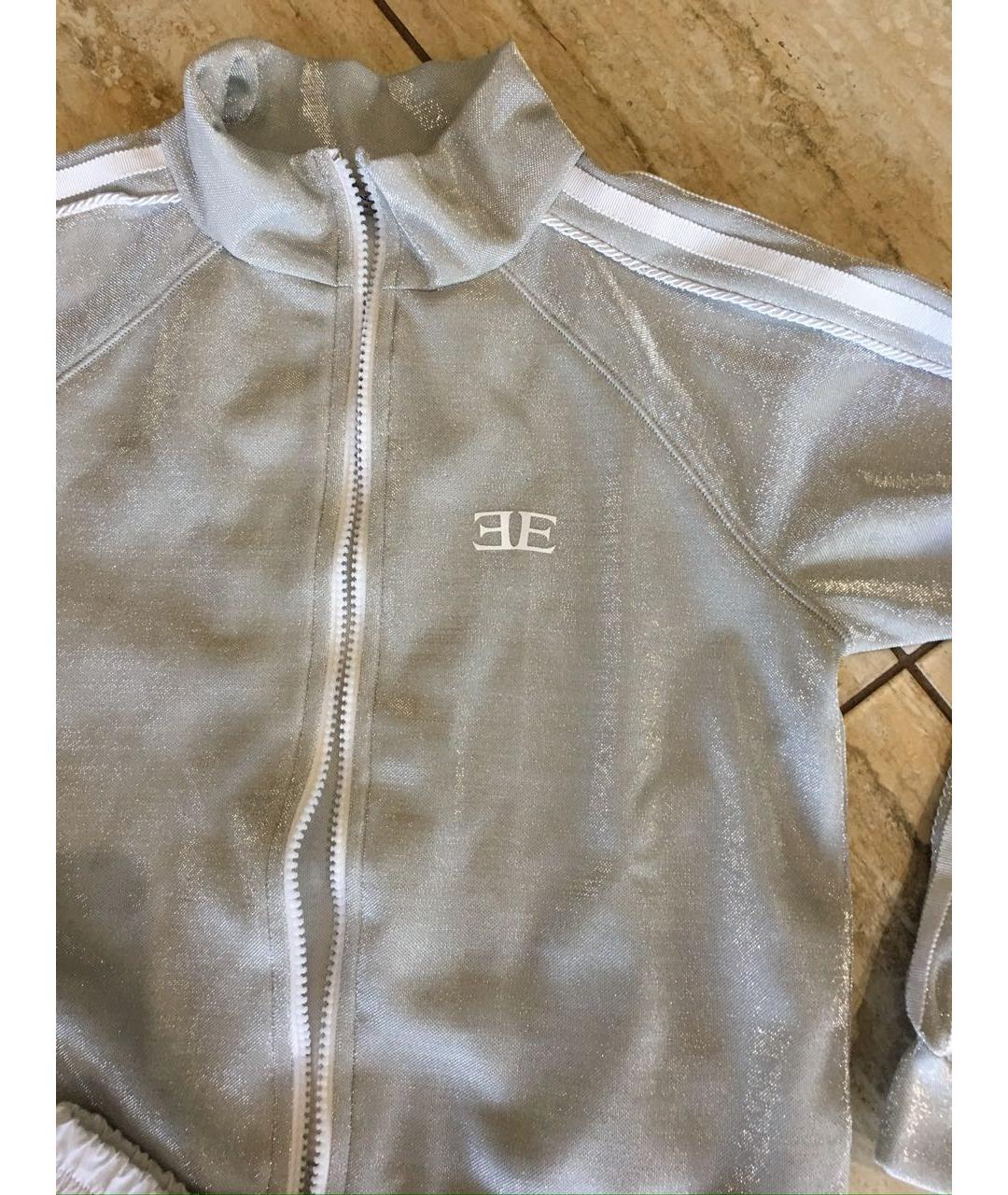 ERMANNO SCERVINO Серебрянный вискозный комплект, фото 3