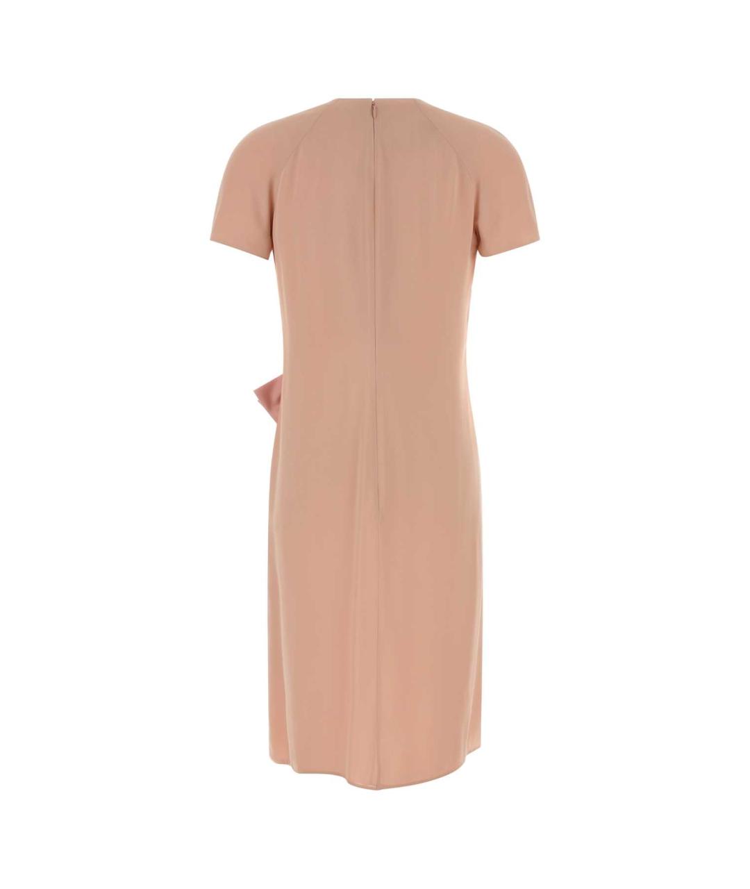 VALENTINO Розовое шелковое платье, фото 2