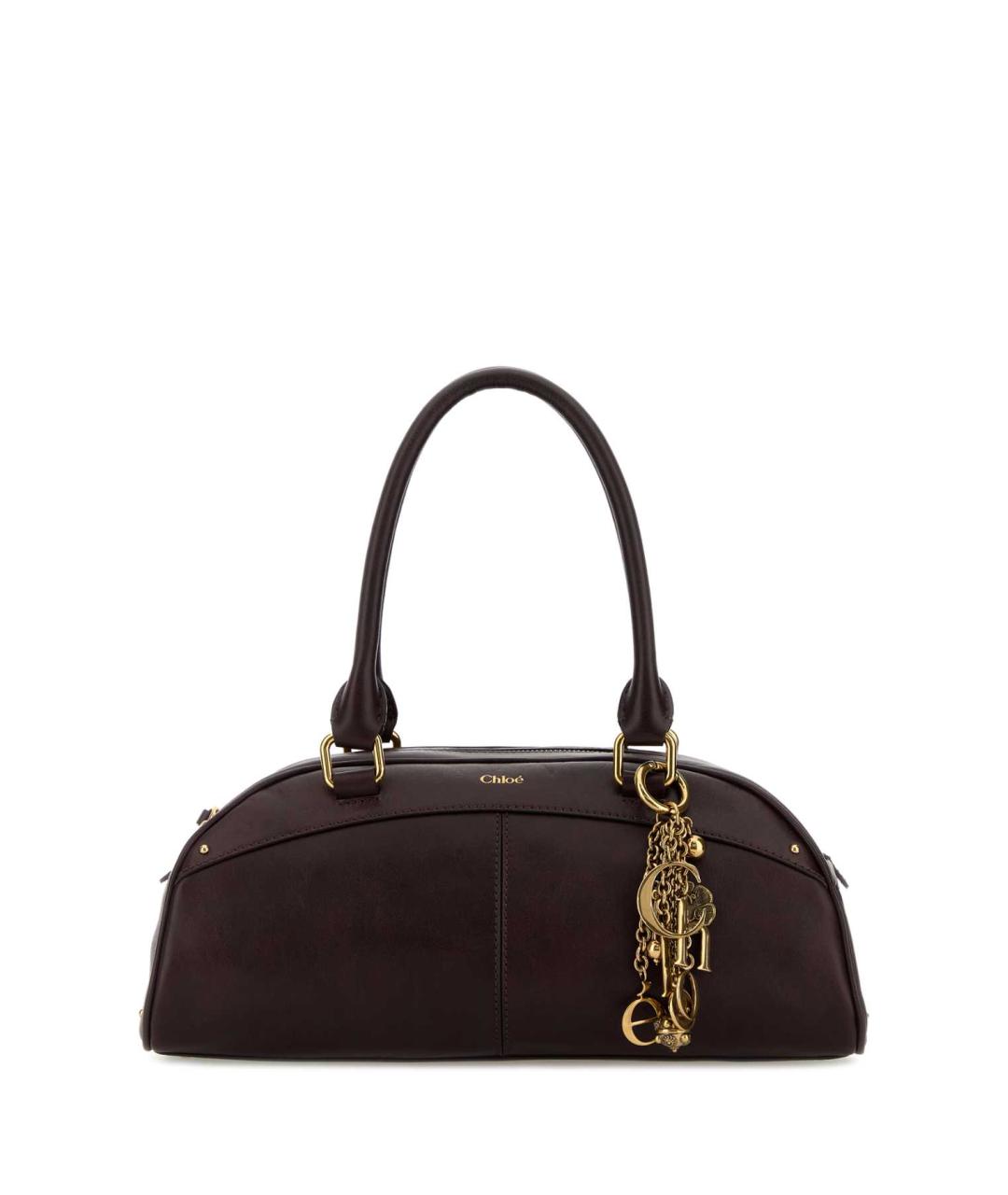 CHLOE Коричневая кожаная сумка тоут, фото 1