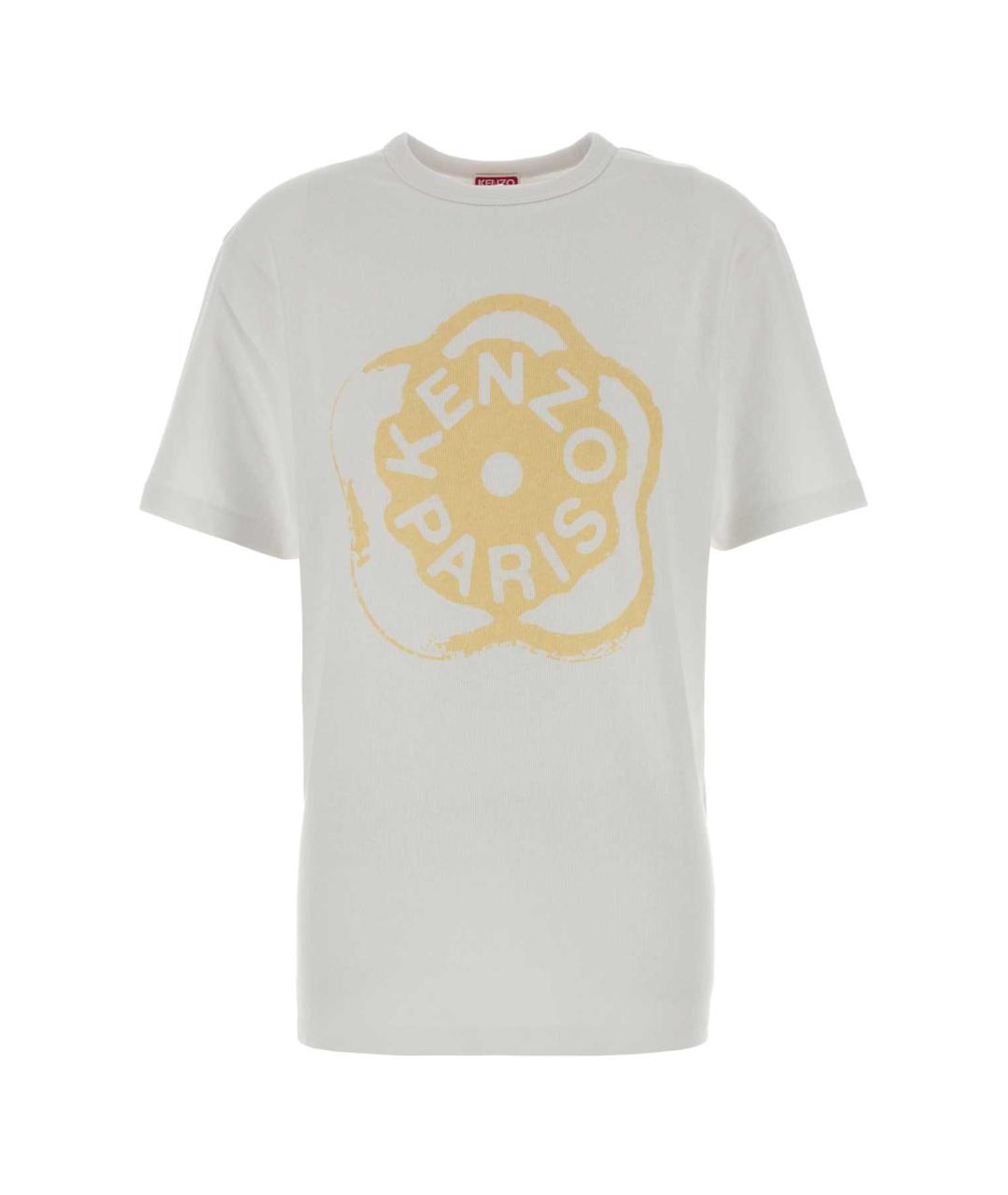 KENZO Белая хлопковая футболка, фото 1