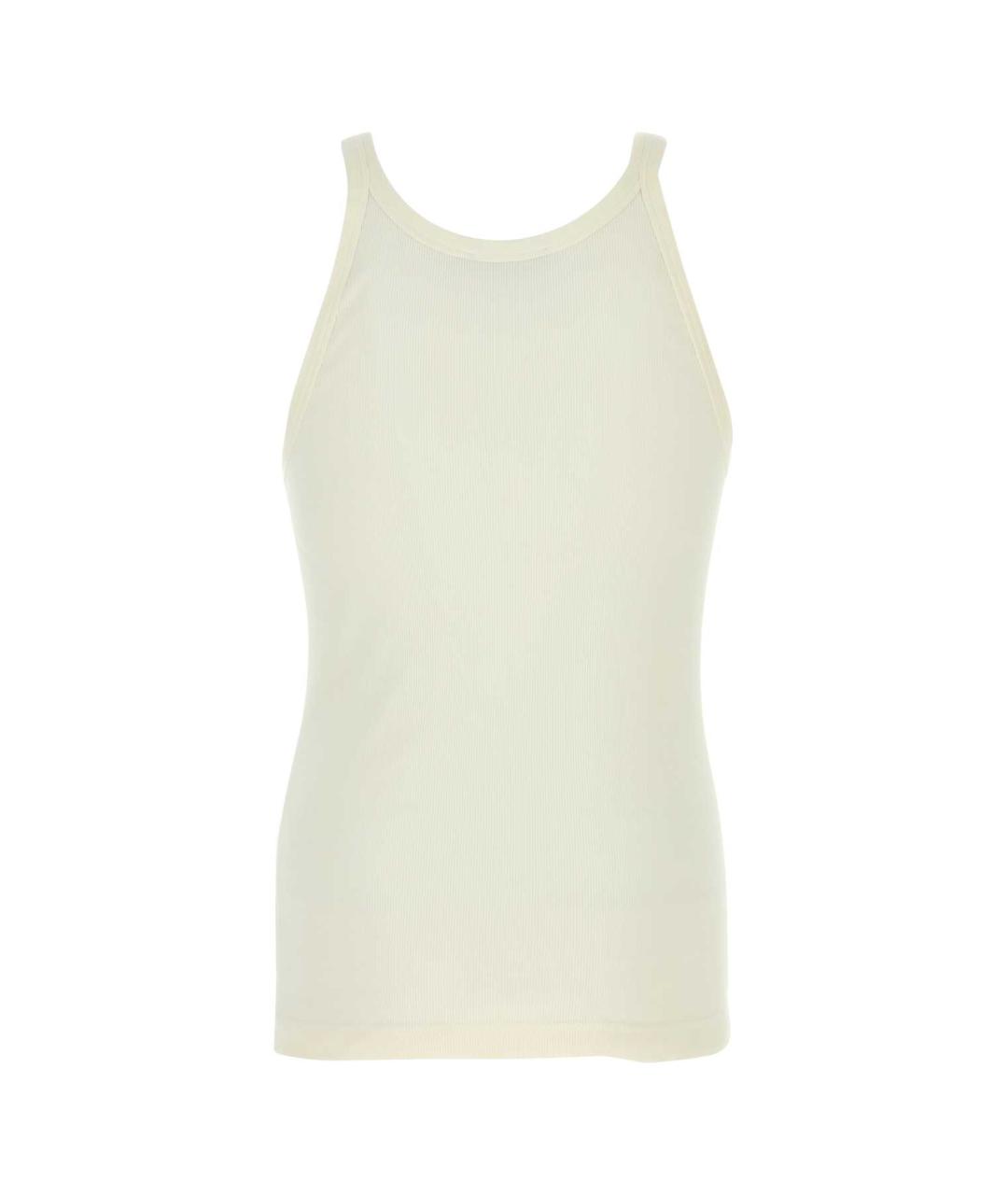 DOLCE&GABBANA Белая хлопковая майка, фото 2