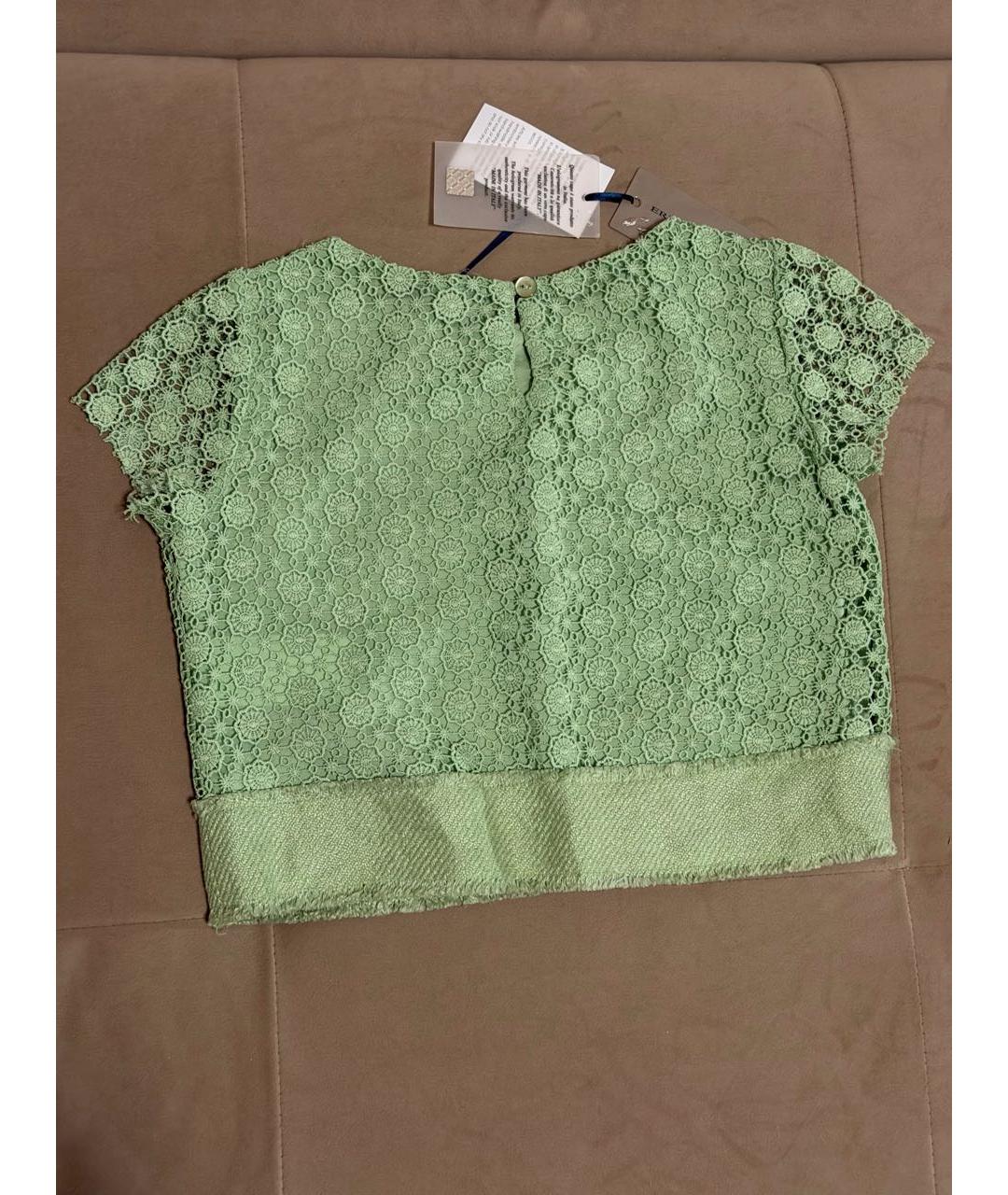 ERMANNO SCERVINO Зеленая полиэстеровая рубашка/блузка, фото 2