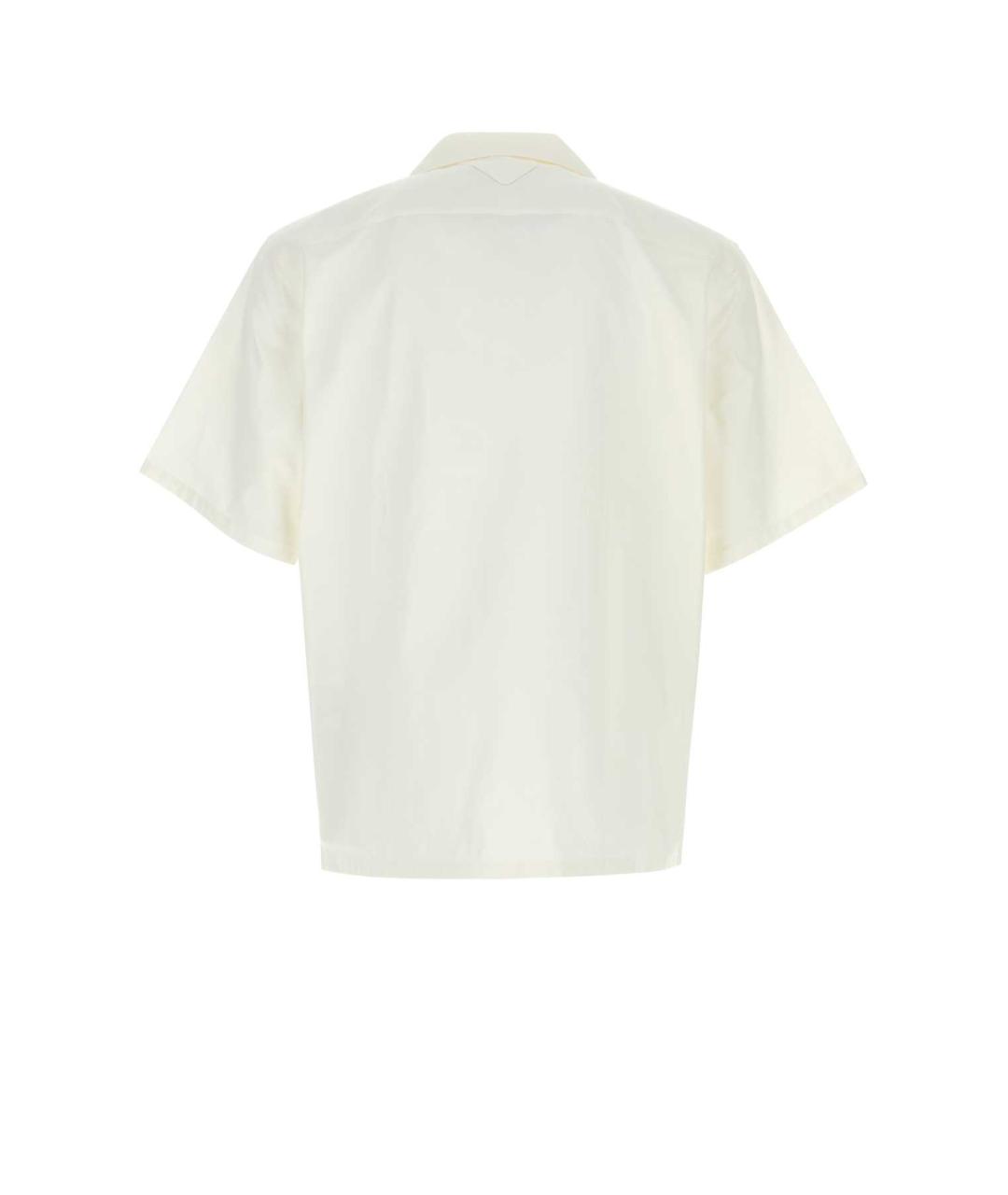 PRADA Белая хлопковая кэжуал рубашка, фото 2