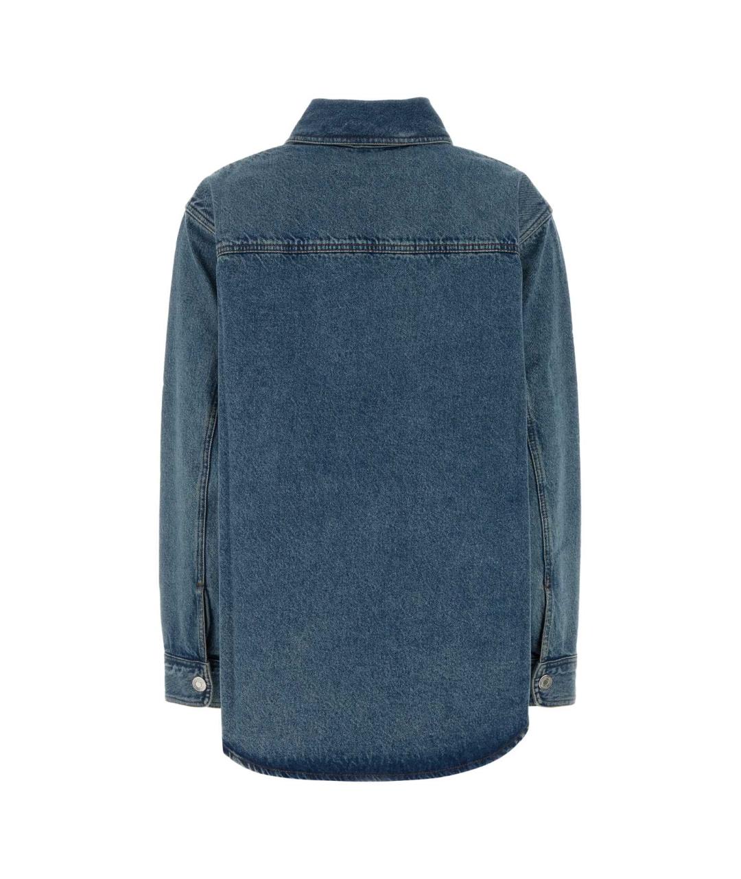 Ami Paris Синяя хлопковая рубашка, фото 2