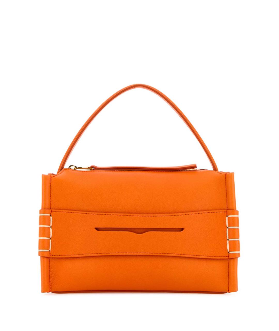 J.W.ANDERSON Оранжевая кожаная сумка с короткими ручками, фото 1