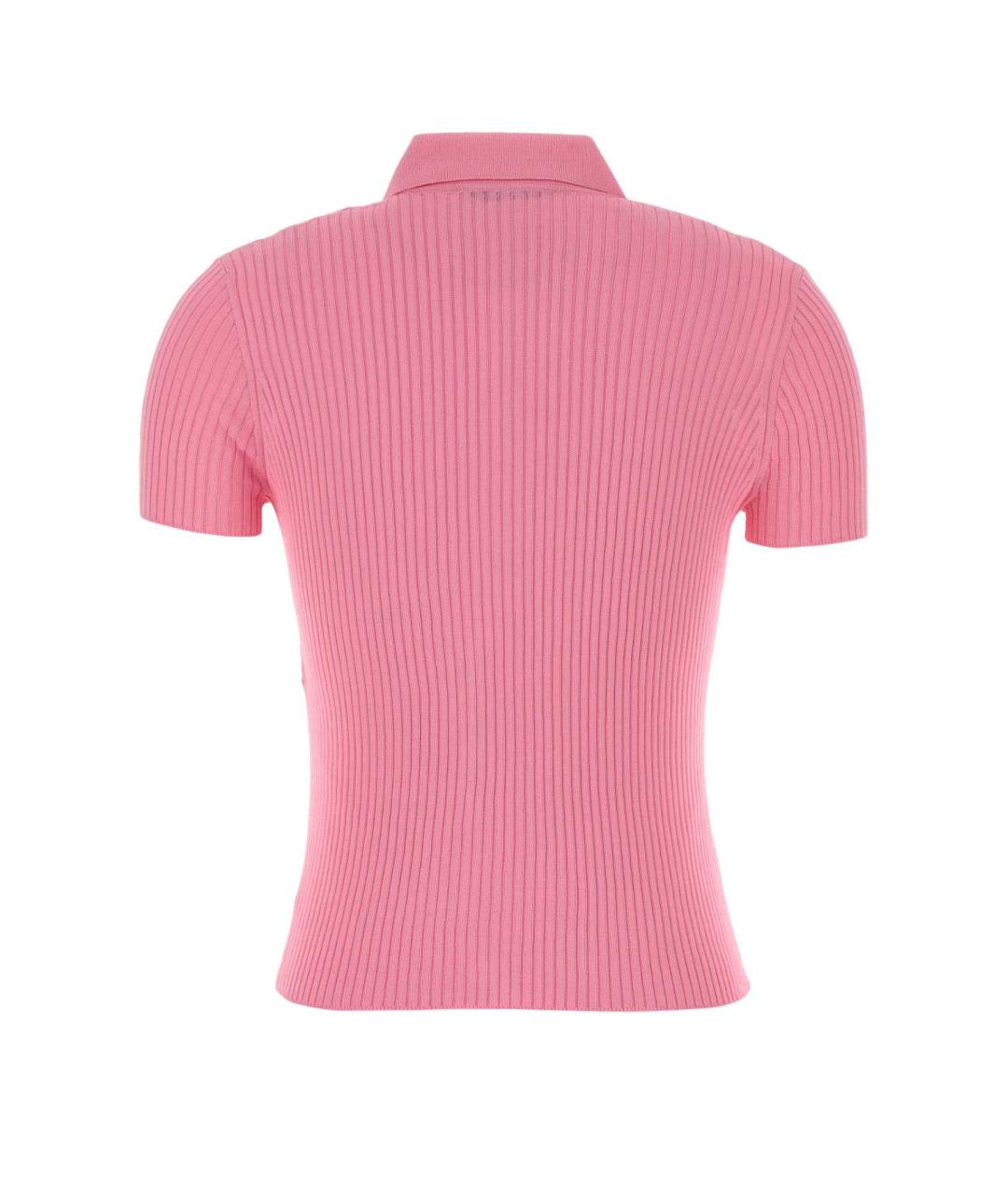 BALENCIAGA Розовый вискозный кардиган, фото 2