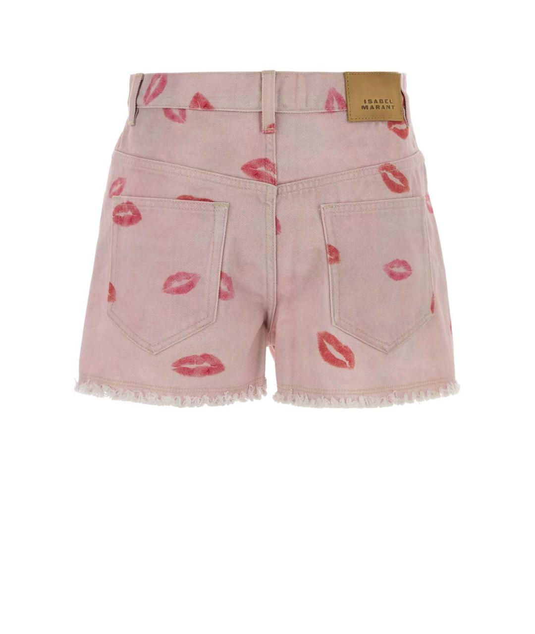 ISABEL MARANT Розовые хлопковые шорты, фото 2