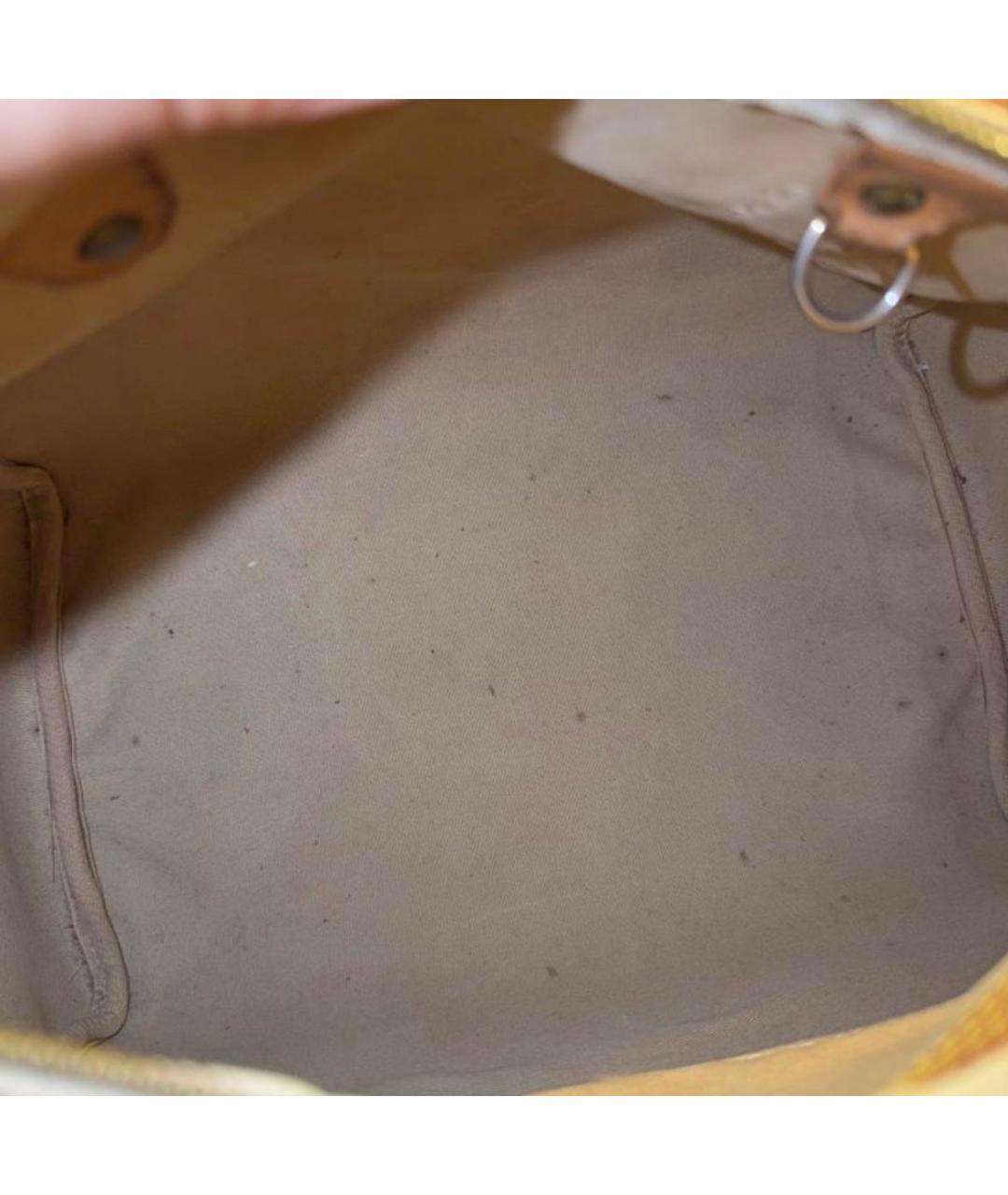 LOUIS VUITTON Белая сумка с короткими ручками, фото 5