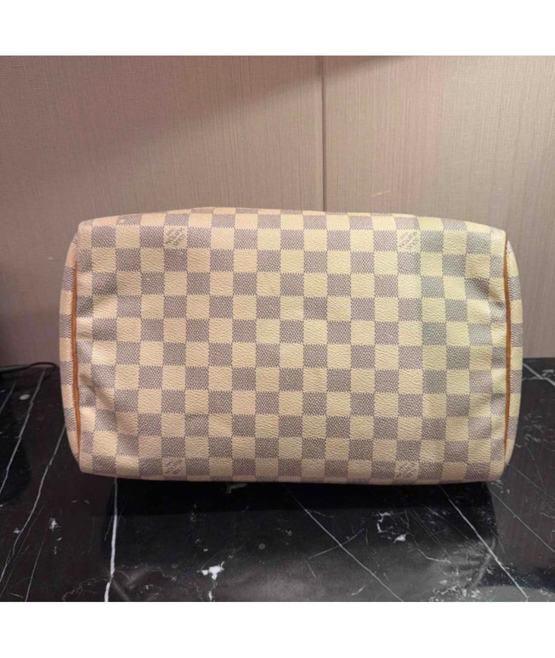 LOUIS VUITTON Белая сумка с короткими ручками, фото 4